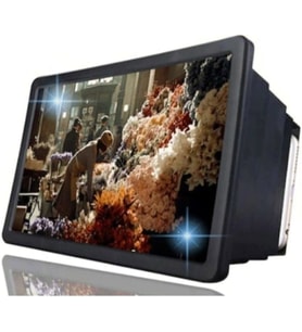 Telefon Ekran Büyüteci Görüntü Büyütme Geniş Ekran Video Ekran Büyütücü 3d Hd Standlı