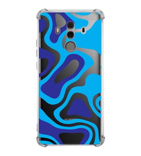 PrintiFy Huawei Mate 10 Pro Uyumlu Köşe Korumalı Renkli Desen Tasarımlı Şeffaf Silikon Kılıf