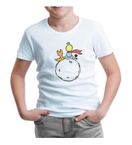 Küçük Prens - Gül ve Tilki Beyaz Çocuk Tshirt