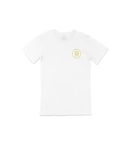 Doge Coin Kripto Cep Logo Tasarımlı Beyaz Tişört