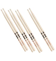 Vic Firth P5B.3-5B.1 American Classic 5B (3 Al 1 Bedava)  Kampanyalı Set - Rock Standardı - Ahşap Uç
