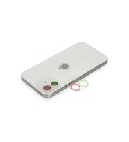 İphone 12 Mini Renkli Kamera Lens Koruma Cam - Yeşil-Pembe