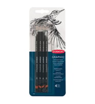 Derwent Graphic Pencils Dereceli Kalem Seti Soft (Sketching) 4'lü Blister 