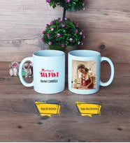 Mutfağın Sultanı Anneye Hediye Kupa Bardak Beyaz Fotoğraflı Anneler Günü Hediyesi