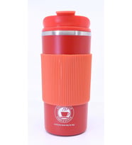 Çift Katmanlı Paslanmaz Çelik Sızdırmaz Termos Bardak 500 Ml Kupa - Turuncu