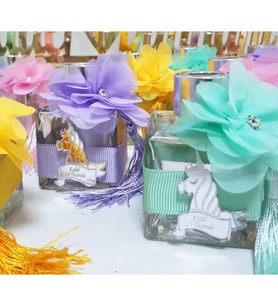 20 Adet Unicorn Bambulu Oda Kokusu 1 Yaş Hediyelik-