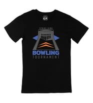 Bowling Turnuvası Siyah Tişört