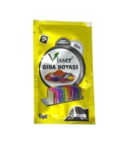 VİSSER GIDA BOYASI TOZ 9GR. SARI