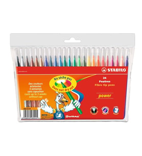 Stabilo Power Keçeli Kalem 24 Renk 280/24-01