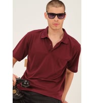 T0063 DEWBERRY ERKEK T-SHIRT-BORDO
