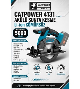 Catpower Sunta Kesme Kömürsüz Aküsüz