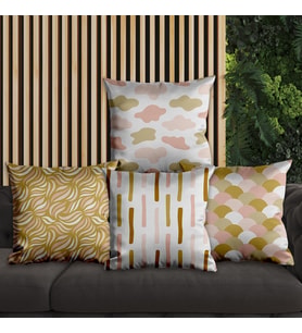 eJOYA Modern Tasarımlı 4'lü Yastık İçi Ve Kırlent Kılıfı 45cm 113700