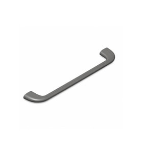 Duvara Montajlı Uzun Havluluk Füme Saten 32 cm
