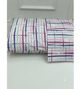 NİVEMESHOME BOYA DESENLİ 2 Lİ YASTIK KILIFI KAPAKLI 50X70