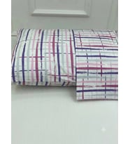 NİVEMESHOME BOYA DESENLİ 2 Lİ YASTIK KILIFI KAPAKLI 50X70