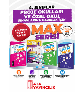 4.Sınıf Proje Okulları Deneme Sınavlarına, Proje Okulları Sınavlarına ve Özel Okul Sınavlarına Hazırlık Seti (Tüm Dersler)