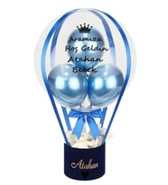 Kişiye Özel Yenidoğan Erkek Bebek Balon Kutusu