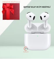 Air 4 Gerçek ANC Aktif Bluetooth Kulaklık Kılıf ve İp Hediyeli