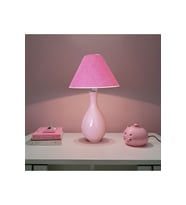 MYKDL-20 Pembe Seramik Gövde Abajur
