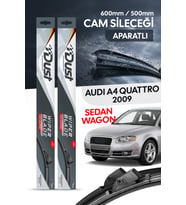 Audi A4 Quattro(Sedan,Wagon) 2009-2009 Uyumlu Silecek Takımı 600MM/500MM S13