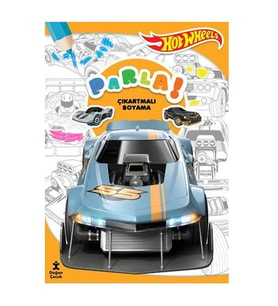 Hot Wheels Parla Çıkartmalı Boyama Doğan Çocuk