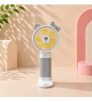 Mini Şarjlı El Fanı Taşınabilir Vantilatör – Sessiz Güçlü Fan Masaüstü & Elde Kullanım