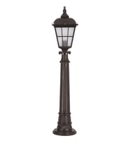 AVONNI BSU-68183-BSY-B Siyah Boyalı Dış Mekan Aydınlatma E27 ABS Akrilik Cam 20cm