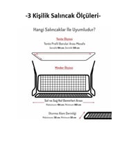 Mandaş Süngersiz 3 Kişilik Salıncak Minder Seti (Pamuklu Kumaş)-İngiliz Gülü Pembe