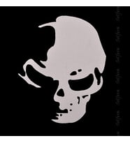 KURUKAFA SKULL HAYALET OTOMOBİL STİCKER ETİKET CS037
