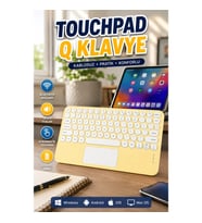 Slim Touchpad Bluetooth Q Klavye – Telefon ve Tablet Uyumlu Kablosuz Kullanım