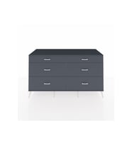 Kronos Konsol 6 Çekmeceli  176x59x99 Aytaşı-Antrasit