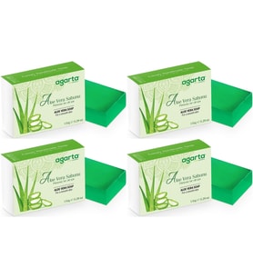 Agarta El Yapımı Doğal Sabun 150GR Aloe Vera (4 Lü Set)
