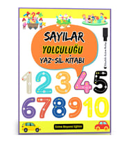 Sayılar Yolculuğu YAZ-SİL Kitabı