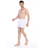 Çift Kaplan 805 Erkek Penye %100 Pamuk Rahat Kesim Düğmeli Boxer