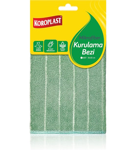 Mikrofiber Kurulama Bezi Tekli, Hızlı Kurulama, Yüksek Emici, İz & Hav Bırakmaz, Cam, Ayna, Mutfak, Banyo, Tezgâh, Mobilya, Elektronik, Araç, Pencere, Raf, Televizyon, Bilgisayar, Beyaz Eşya