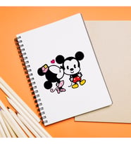 Mickey & Minnie Mouse Sevgili Çift Tasarımlı Defter