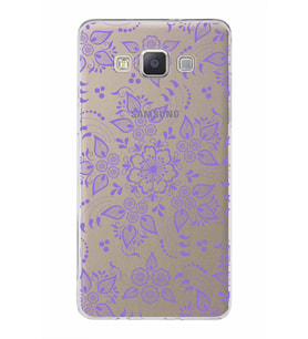 Samsung Galaxy A5 (2015)  Kapak Nostalji Desen Tasarımlı Şeffaf Silikon Kılıf