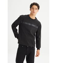 Bisiklet Yaka Sweatshirt Black (STD)