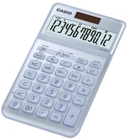 Casio JW-200SC-BU 12 Hane Mavi Masa Üstü Hesap Makinesi
