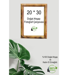 Çok Kullanımlı 20*30 Çerçeve (Akçaağaç Rengi )