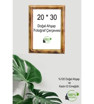 Çok Kullanımlı 20*30 Çerçeve (Akçaağaç Rengi )