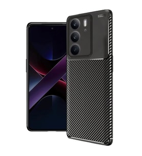 Realme C75 4g Auto Focus Karbon Kapak - Siyah