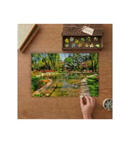 İstanbul Emirgan Korusu Tasarımı 240 parça Ahşap Puzzle Ahşap Kutuda MP07320