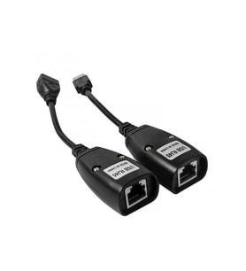 Usb Extansion Kablo Cat6 Usb uzatma kablosu cat5 Usb Uzatma Kablo (Siyah)