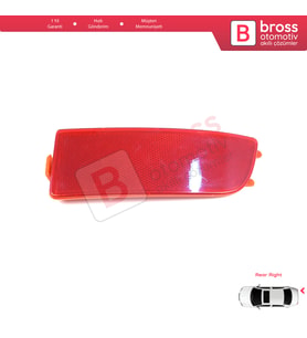 Mercedes Sprinter W906 VW Crafter MK1 2E 2F 2E0945106A için Sağ Arka Tampon Reflektörü