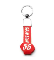 SLİKON SAPLI ŞEHİR PLAKA  ANAHTARLIK-(SAMSUN55)ANAH87