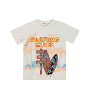 Civil Boys Surfing Club 6-9 Yaş Tişört - Kırık Beyaz