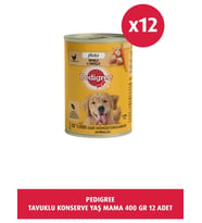 Pedigree Tavuklu Konserve Yaş Mama 400 G 12X