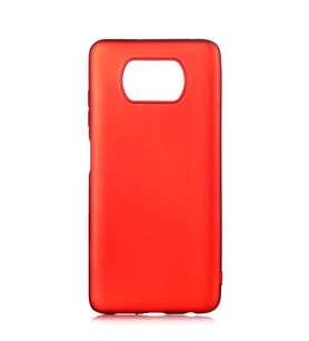 Xiaomi Poco X3 Kılıf Soft Mat Premier Case (Kırmızı)