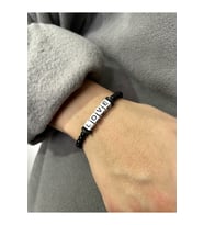 Unisex - Love Detaylı Şık Bileklik  Handmade